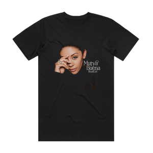 Mutya Buena Real Girl Album Cover T-Shirt Black