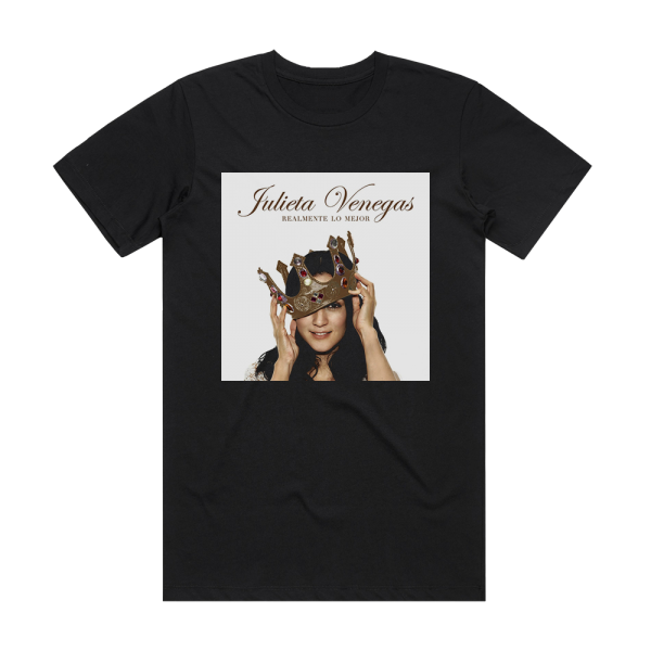 Julieta Venegas Realmente Lo Mejor Album Cover T-Shirt Black