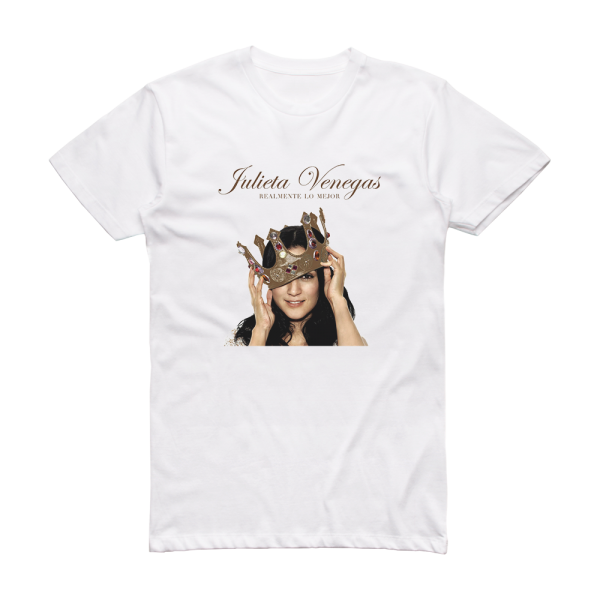 Julieta Venegas Realmente Lo Mejor Album Cover T-Shirt White