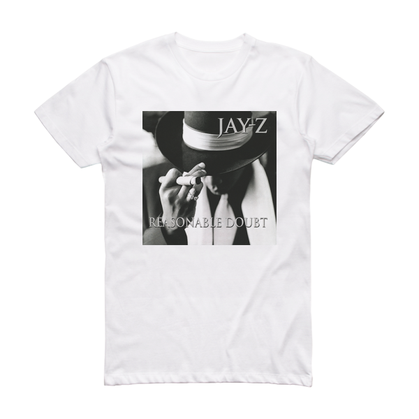 Jay-Z Reasonable Doubt Album Cover T-Shirt White