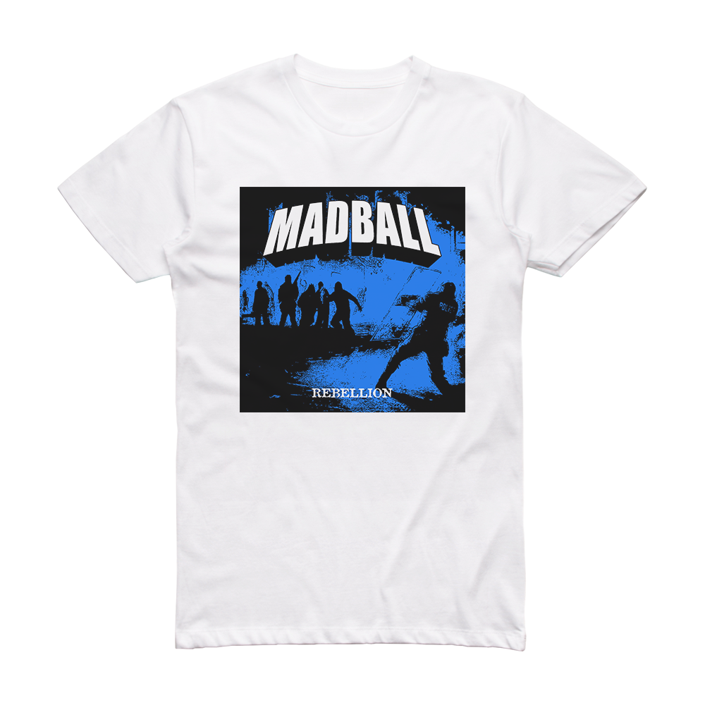 Madball Rebellion Album Cover T-Shirt White – ALBUM COVER T-SHIRTS