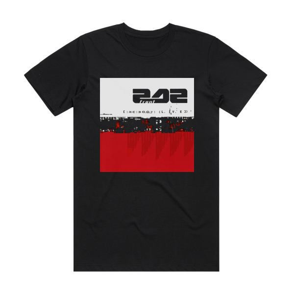 Front 242 Reboot Album Cover T-Shirt Black