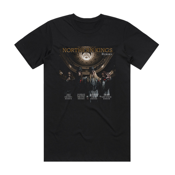 Northern Kings Reborn Album Cover T-Shirt Black