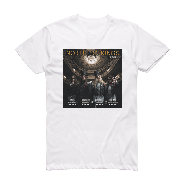 Northern Kings Reborn Album Cover T-Shirt White