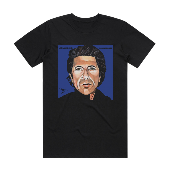 Leonard Cohen Recent Songs Album Cover T-Shirt Black