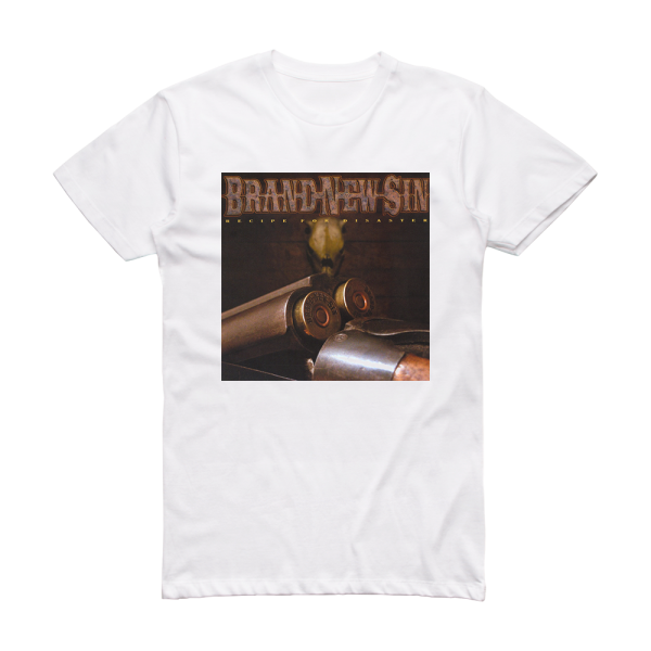 Brand New Sin Recipe For Disaster Album Cover T-Shirt White