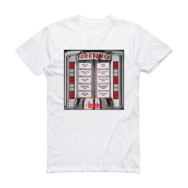 Foreigner Records Album Cover T-Shirt White