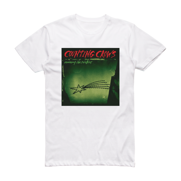 Counting Crows Recovering The Satellites Album Cover T-Shirt White