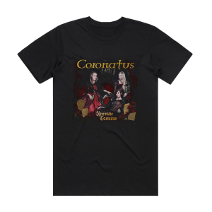 Coronatus Recreatio Carminis Album Cover T-Shirt Black