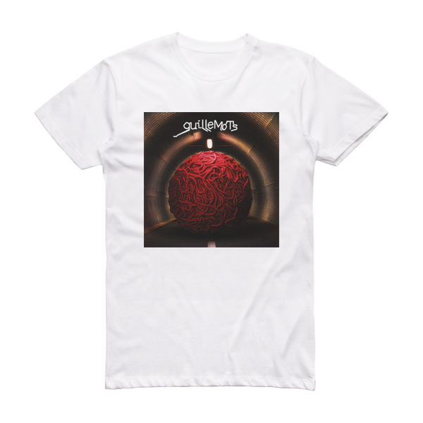 Guillemots Red Album Cover T-Shirt White