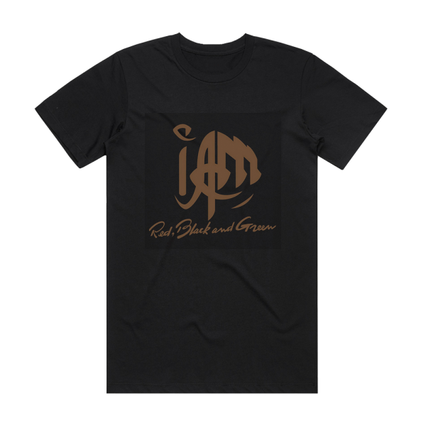 IAM Red Black And Green Album Cover T-Shirt Black