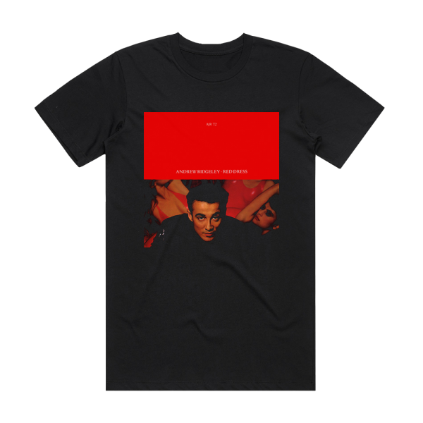 Andrew Ridgeley Red Dress Album Cover T-Shirt Black