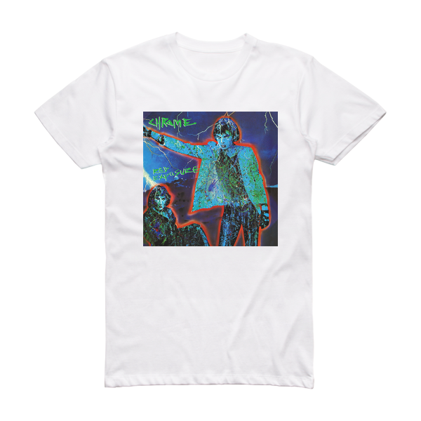 Chrome Red Exposure Album Cover T-Shirt White