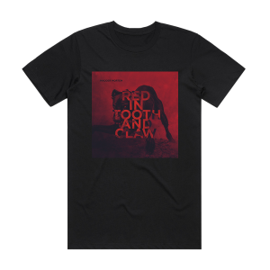 Madder Mortem Red In Tooth And Claw Album Cover T-Shirt Black