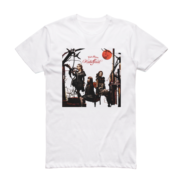 Kalafina Red Moon Album Cover T-Shirt White