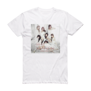 AOA Red Motion Album Cover T-Shirt White