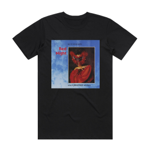 Blue Knights Red Night Album Cover T-Shirt Black