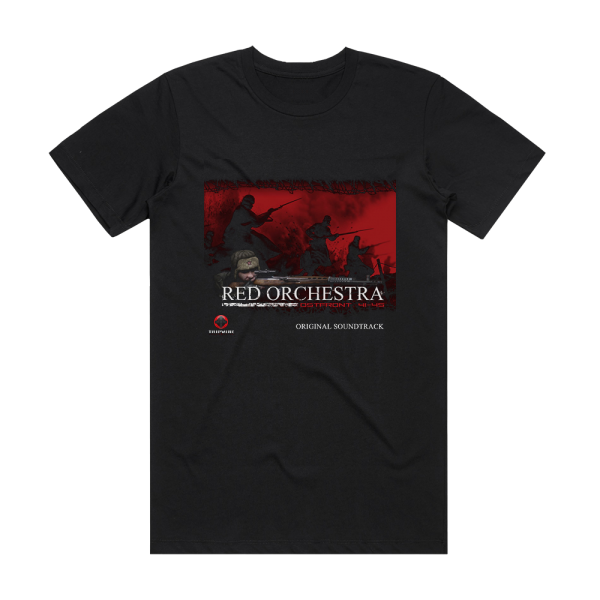Matthew S Burns Red Orchestra Ostfront 41 45 Album Cover T-Shirt Black