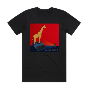 Cuushe Red Rocket Telepathy Album Cover T-Shirt Black