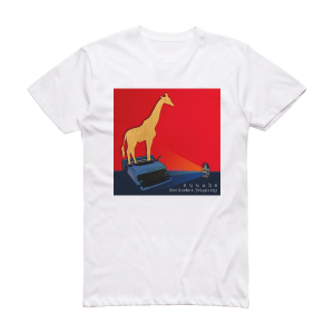 Cuushe Red Rocket Telepathy Album Cover T-Shirt White