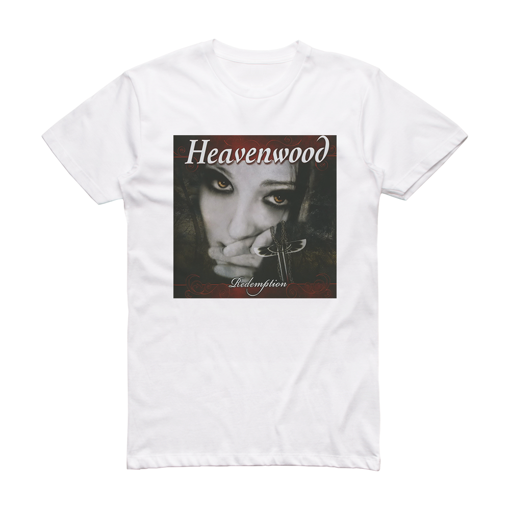 Heavenwood Redemption Album Cover T-Shirt White