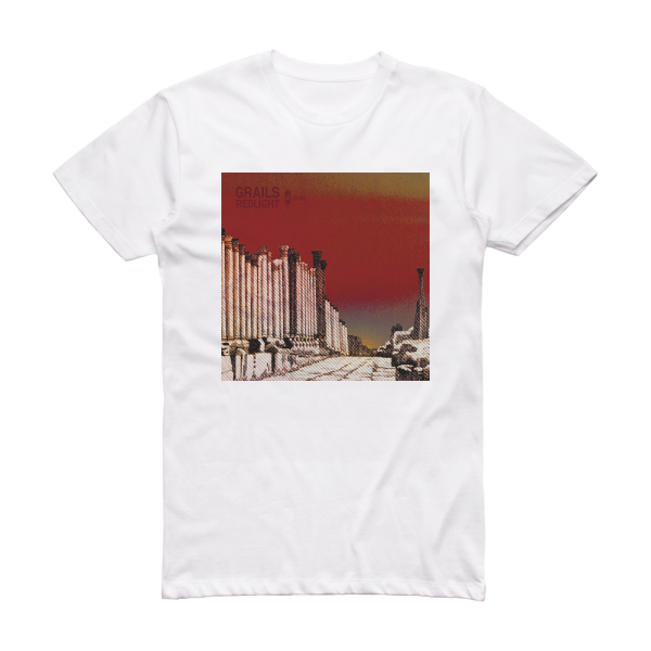 Grails Redlight Album Cover T-Shirt White
