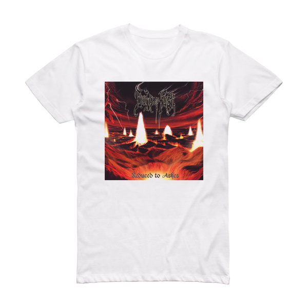 Deeds of Flesh Reduced To Ashes Album Cover T-Shirt White