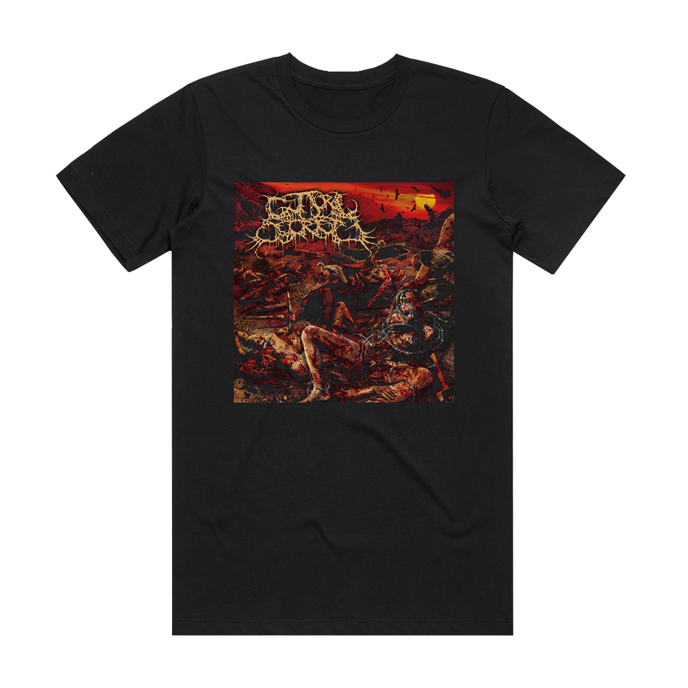 Guttural Secrete Reek Of Pubescent Despoilment Album Cover T-Shirt ...