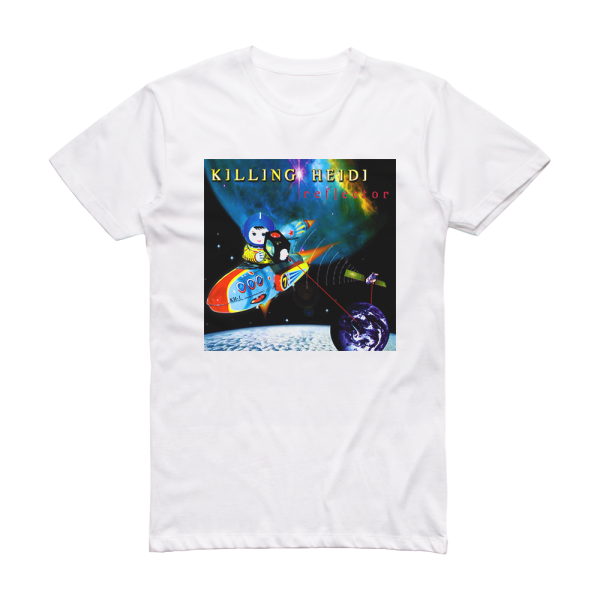 Killing Heidi Reflector Album Cover T-Shirt White