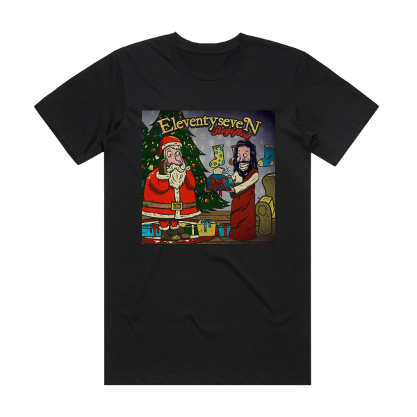 eleventyseven Regifted Album Cover T-Shirt Black