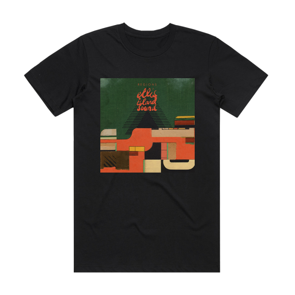 Ellis Island Sound Regions Album Cover T-Shirt Black