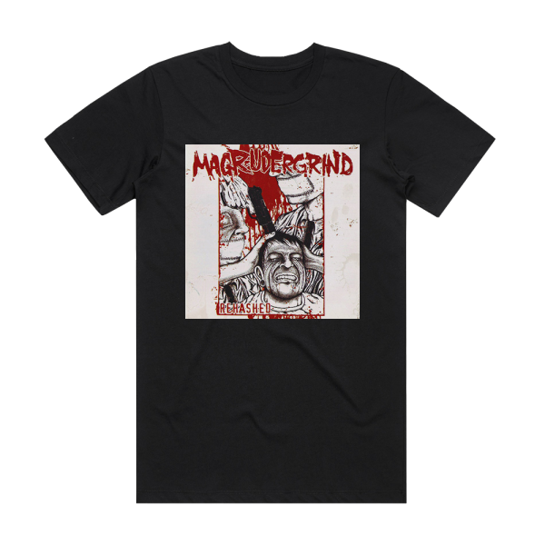 Magrudergrind Rehashed Album Cover T-Shirt Black