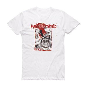 Magrudergrind Rehashed Album Cover T-Shirt White