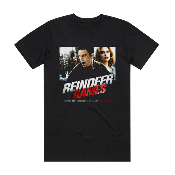 Alan Silvestri Reindeer Games Album Cover T-Shirt Black