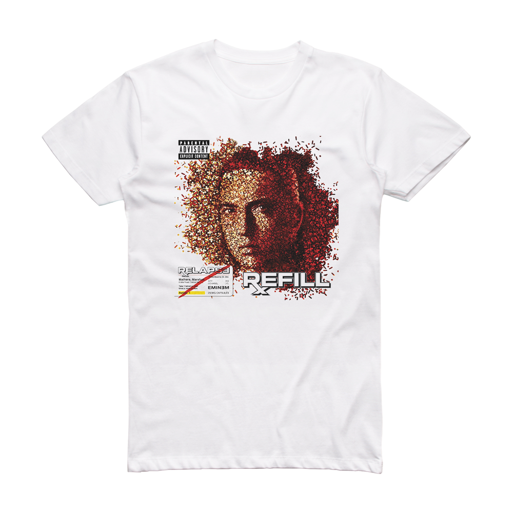 Eminem Relapse Refill Album Cover T-Shirt White | atelier-yuwa.ciao.jp