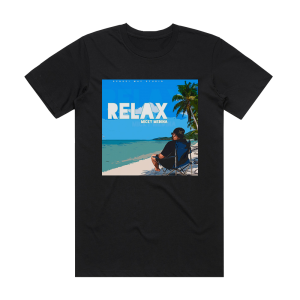 Micky Medina Relax Album Cover T-Shirt Black