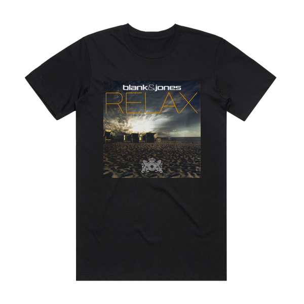 Blank and Jones Relax Album Cover T-Shirt Black