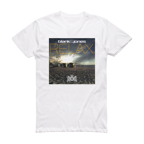 Blank and Jones Relax Album Cover T-Shirt White