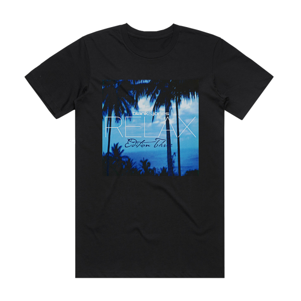 Blank and Jones Relax Edition Three Album Cover T-Shirt Black