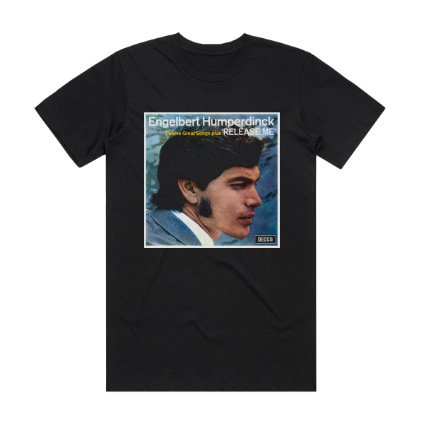 Engelbert Humperdinck Release Me Album Cover T-Shirt Black