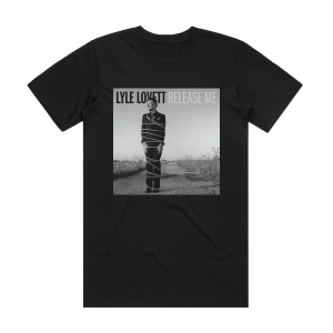 Lyle Lovett Release Me Album Cover T-Shirt Black