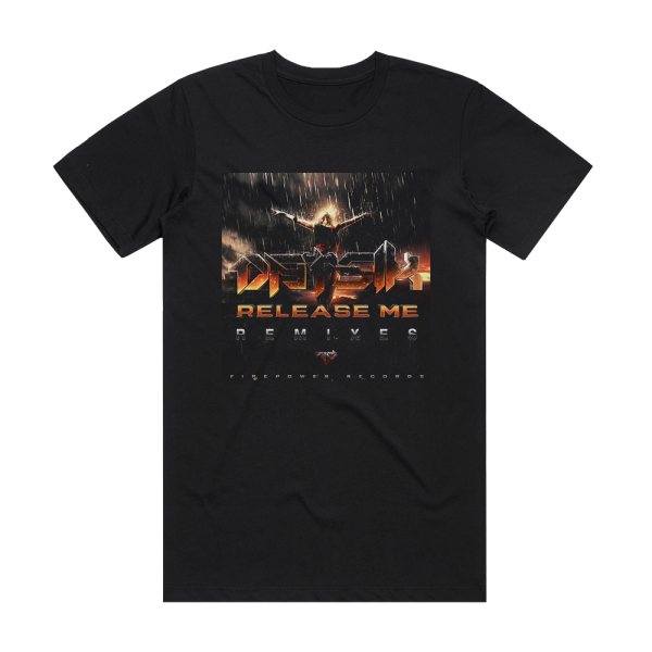 Datsik Release Me Remixes Album Cover T-Shirt Black
