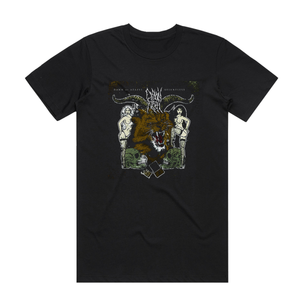 Dawn of Azazel Relentless Album Cover T-Shirt Black