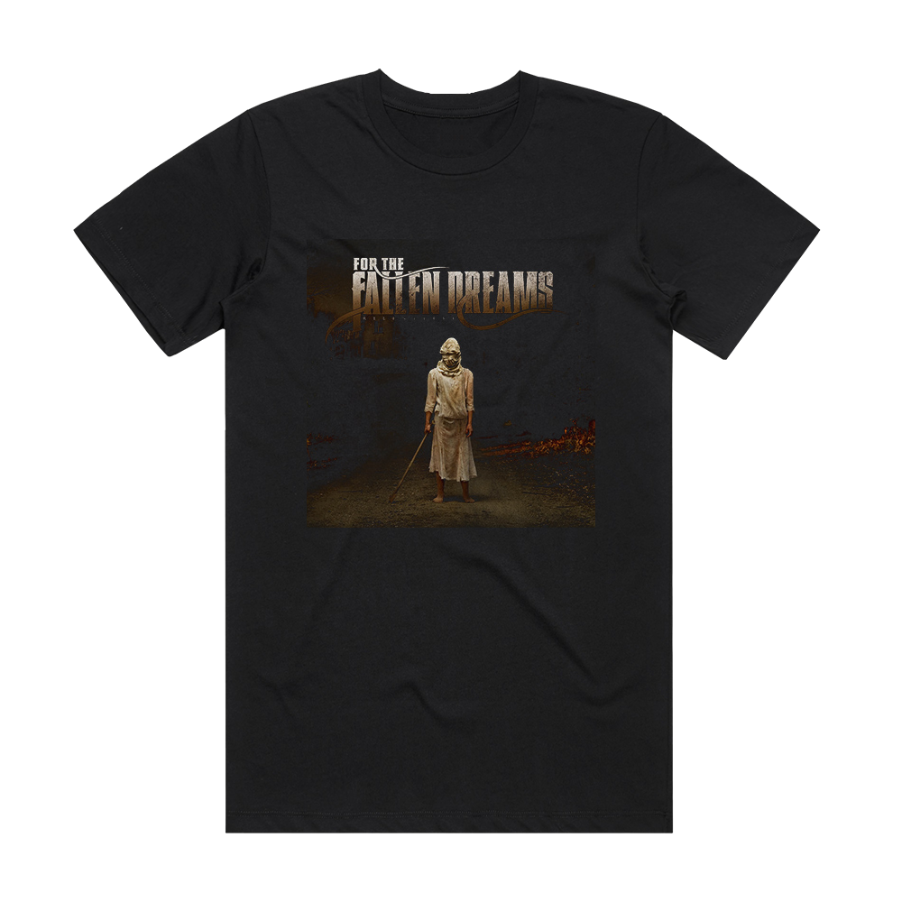 For the Fallen Dreams Relentless Album Cover T-Shirt Black