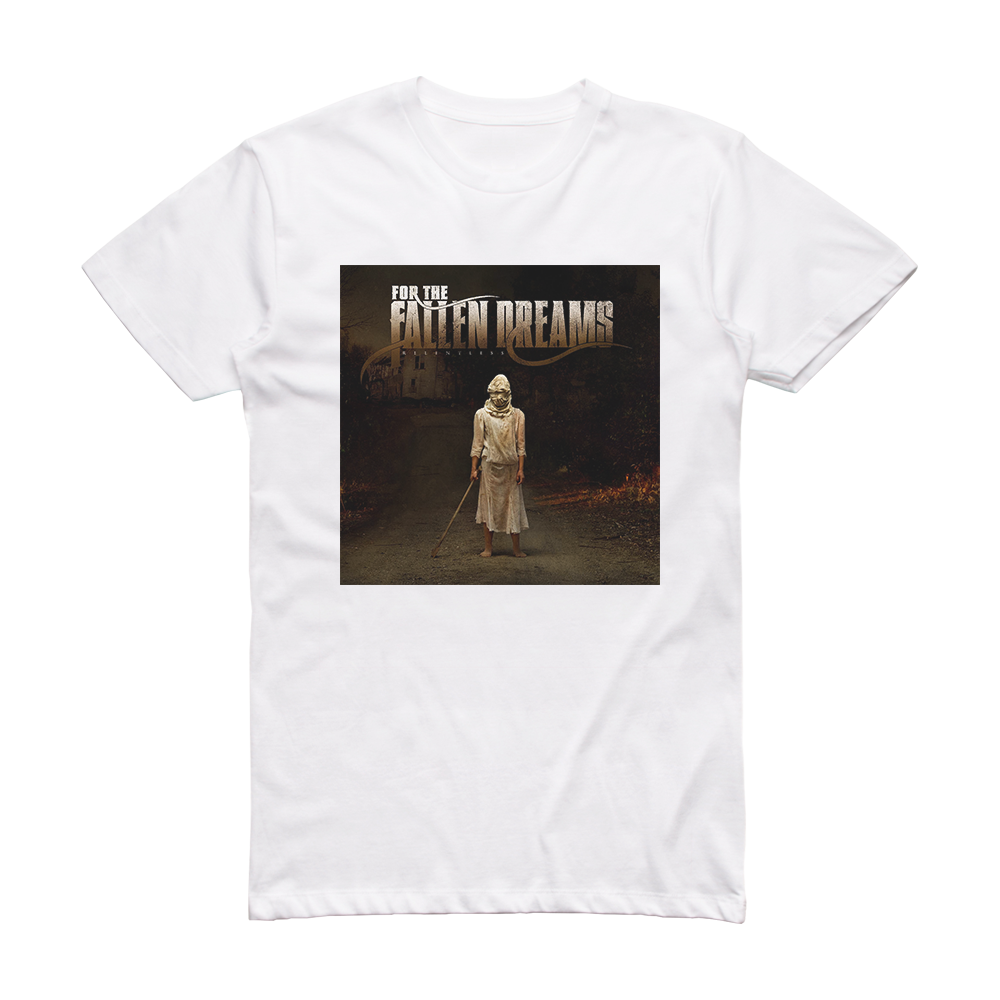 For the Fallen Dreams Relentless Album Cover T-Shirt White