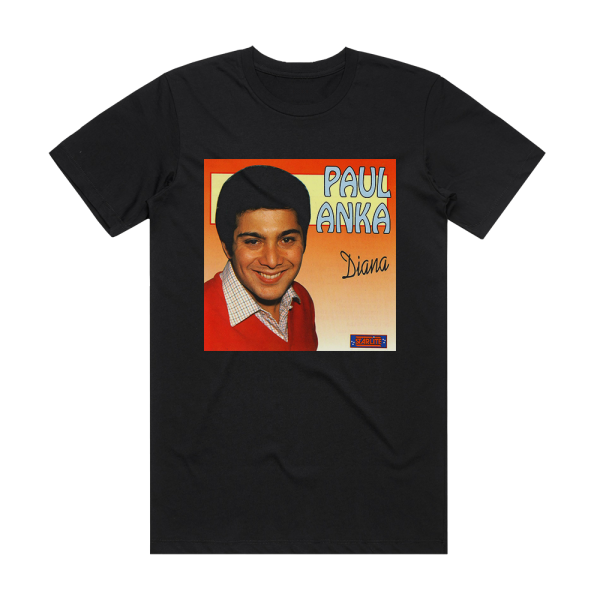 Paul Anka Remember Diana Album Cover T-Shirt Black