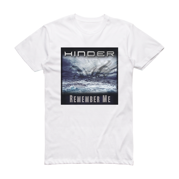 Hinder Remember Me Album Cover T-Shirt White