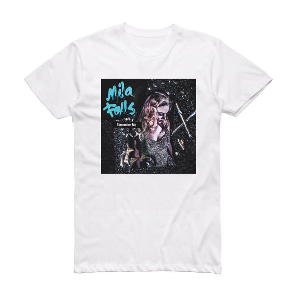 Mila Falls Remember Me Album Cover T-Shirt White