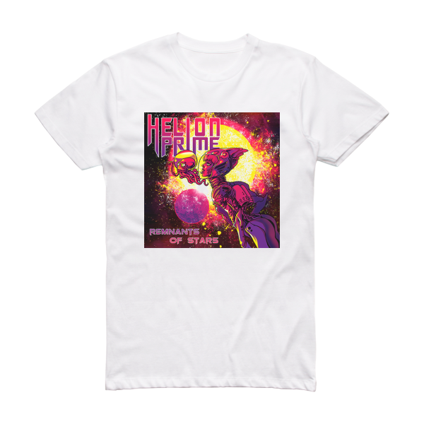Helion Prime Remnants Of Stars Album Cover T-Shirt White