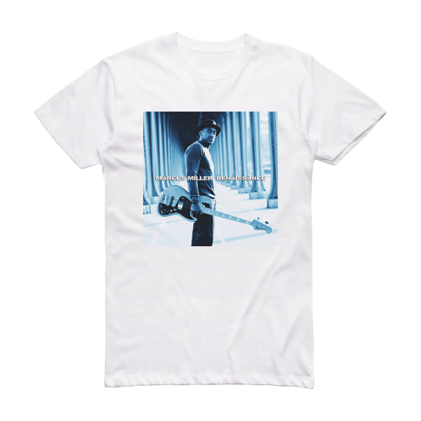 Marcus Miller Renaissance Album Cover T-Shirt White